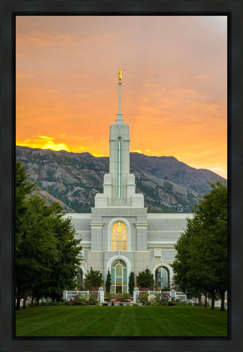 Mount Timpanogos Morning Glory (Full Vertical Version) Gallery Wrap