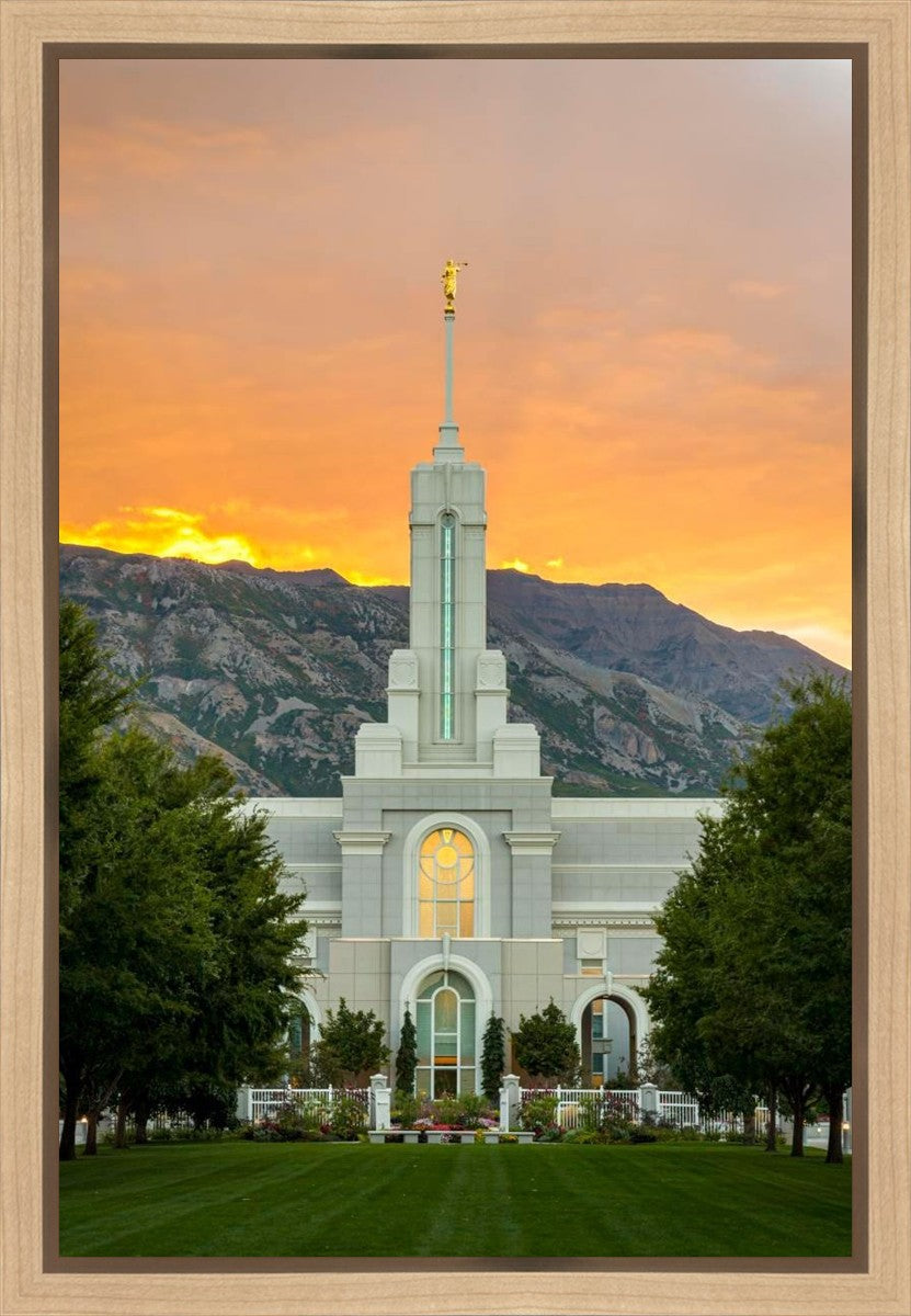 Mount Timpanogos Morning Glory (Full Vertical Version) Gallery Wrap