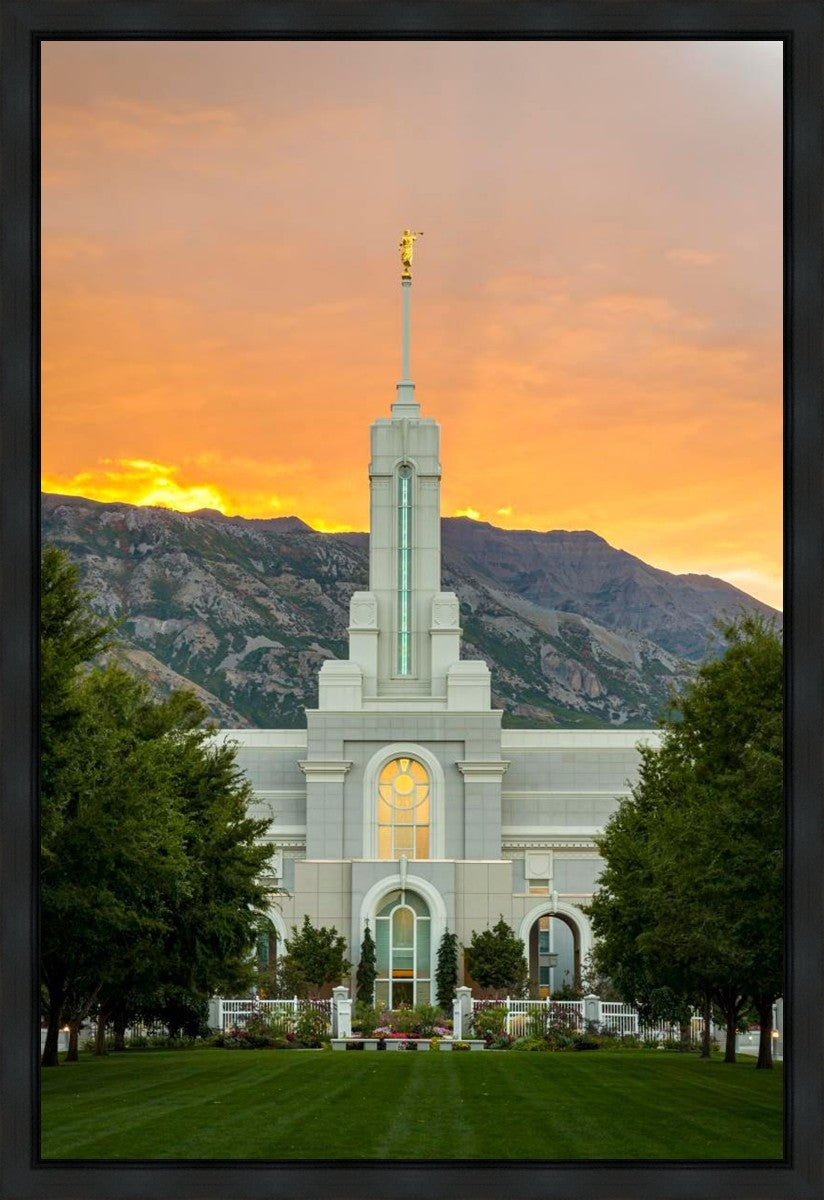 Mount Timpanogos Morning Glory (Full Vertical Version) Gallery Wrap