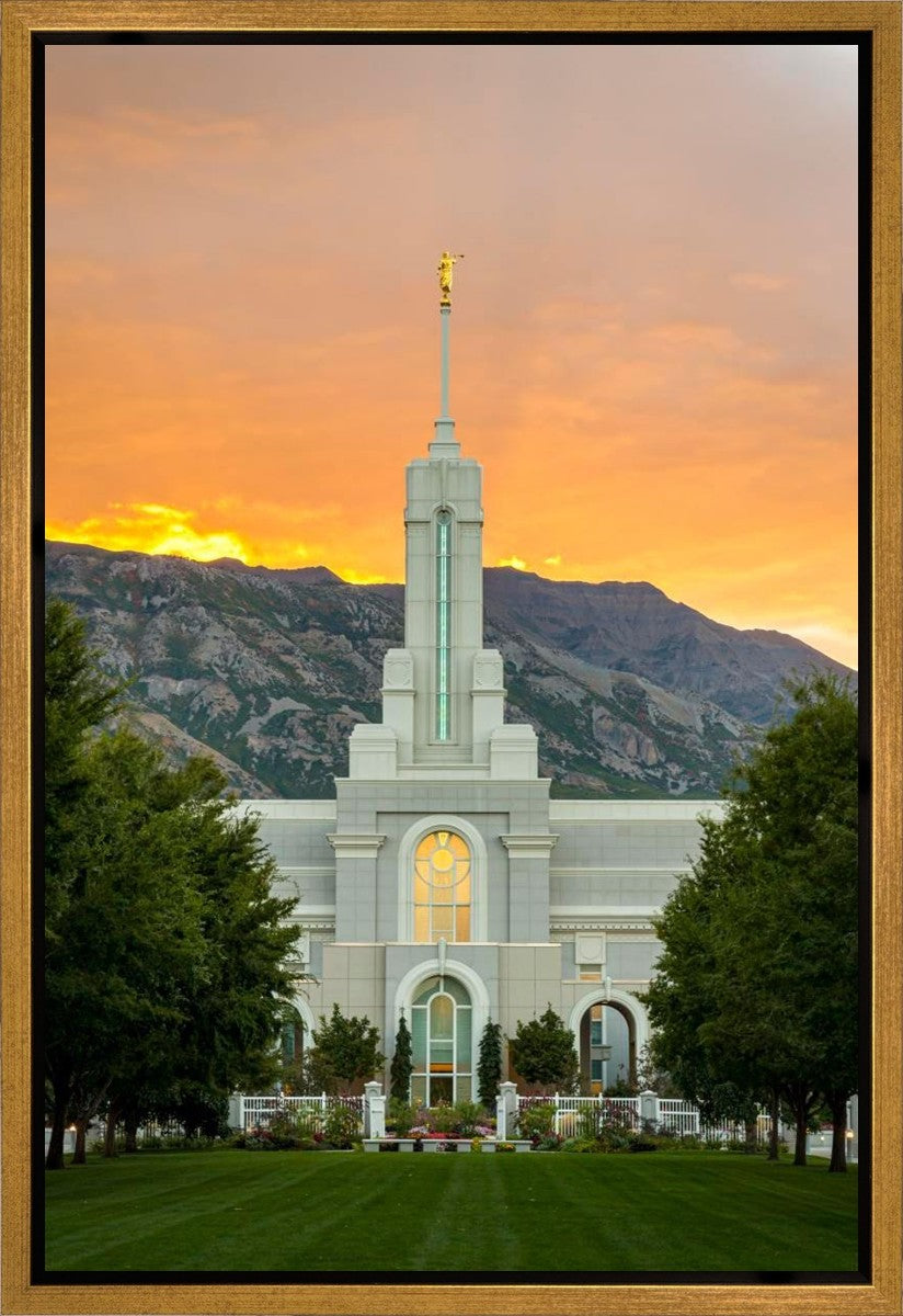 Mount Timpanogos Morning Glory (Full Vertical Version) Gallery Wrap
