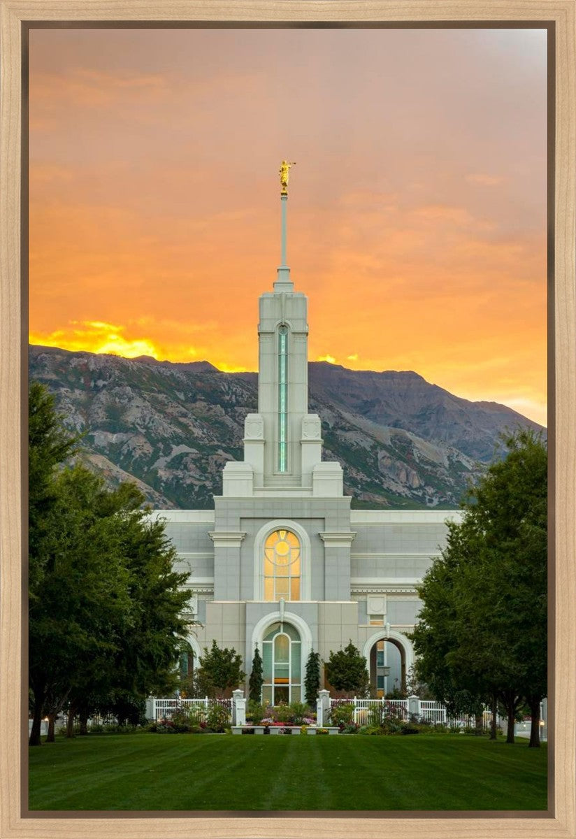 Mount Timpanogos Morning Glory (Full Vertical Version) Gallery Wrap
