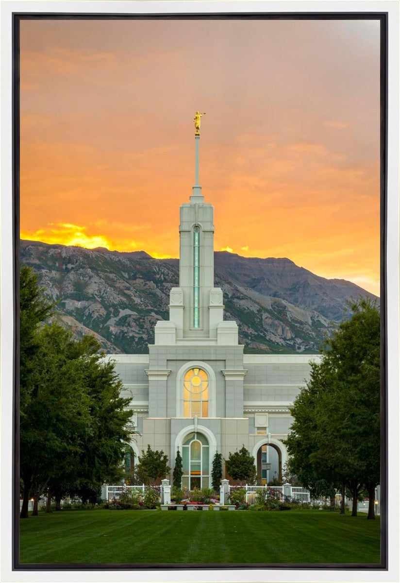 Mount Timpanogos Morning Glory (Full Vertical Version) Gallery Wrap