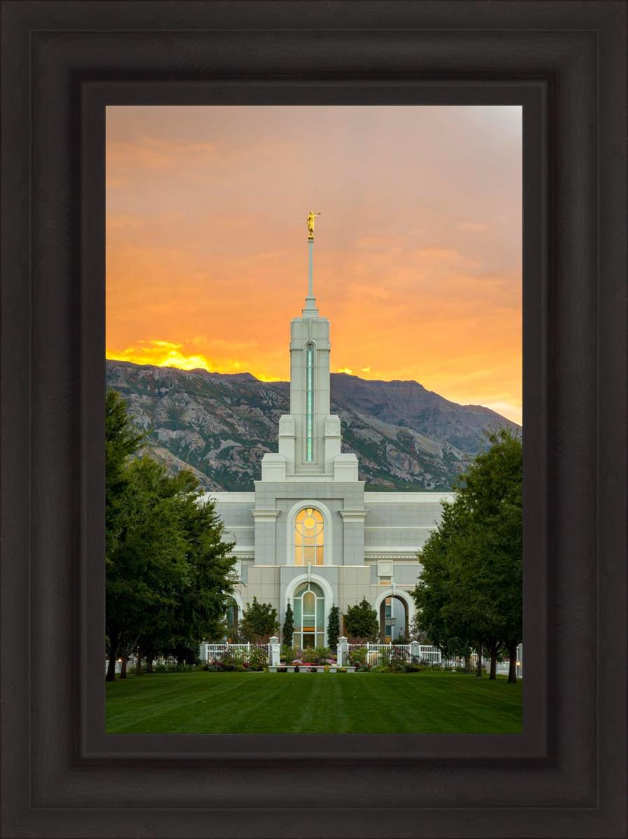 Mount Timpanogos Morning Glory (Full Vertical Version)