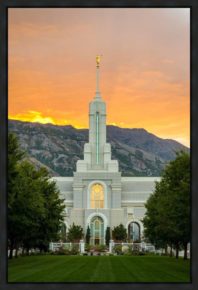 Mount Timpanogos Morning Glory (Full Vertical Version) Gallery Wrap