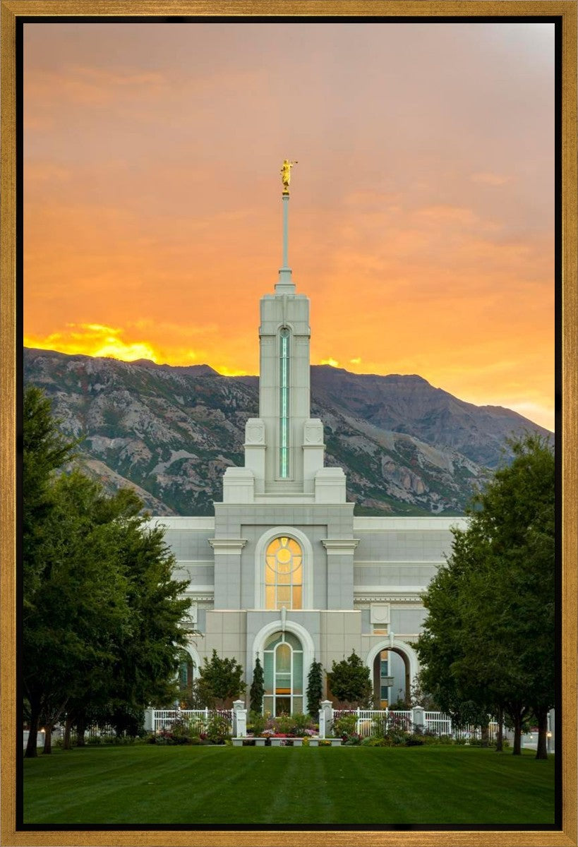 Mount Timpanogos Morning Glory (Full Vertical Version) Gallery Wrap