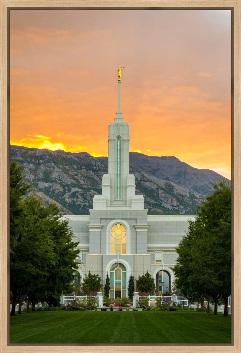 Mount Timpanogos Morning Glory (Full Vertical Version) Gallery Wrap