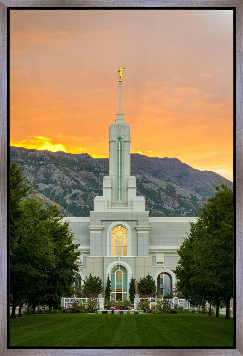Mount Timpanogos Morning Glory (Full Vertical Version) Gallery Wrap