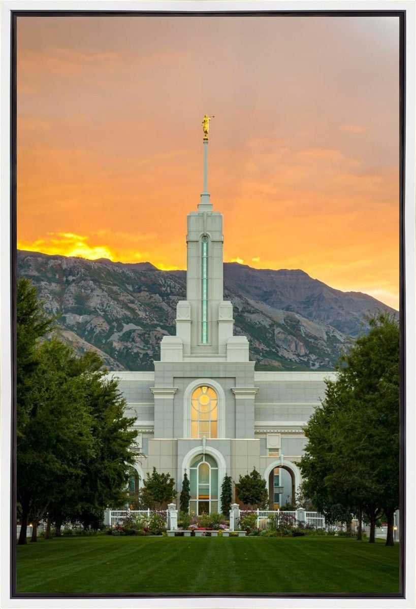 Mount Timpanogos Morning Glory (Full Vertical Version) Gallery Wrap