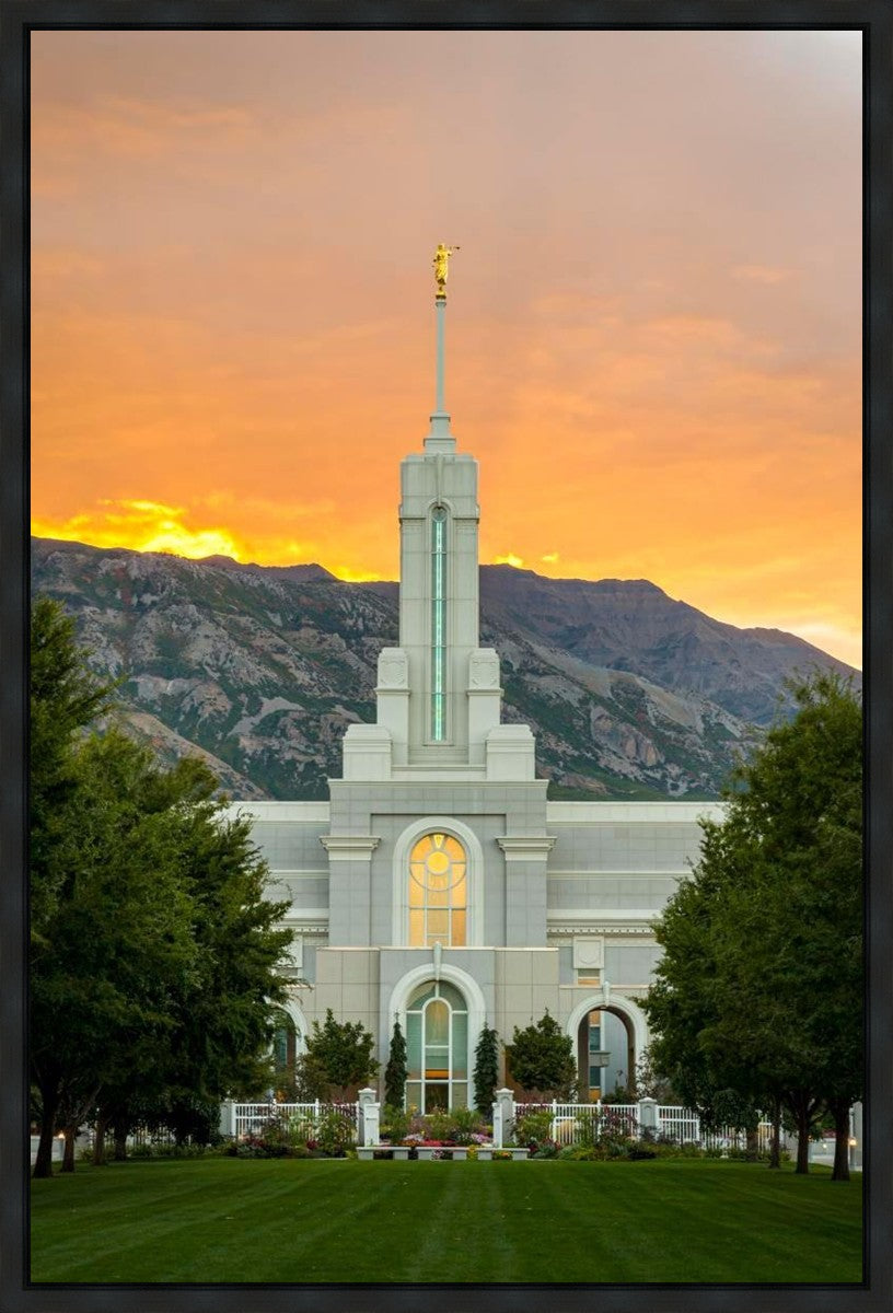 Mount Timpanogos Morning Glory (Full Vertical Version) Gallery Wrap