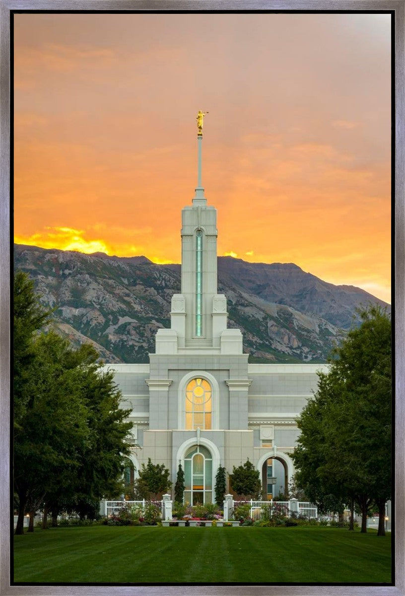 Mount Timpanogos Morning Glory (Full Vertical Version) Gallery Wrap