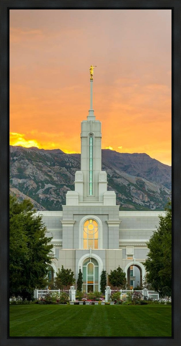 Mount Timpanogos Morning Glory (Full Vertical Version) Gallery Wrap