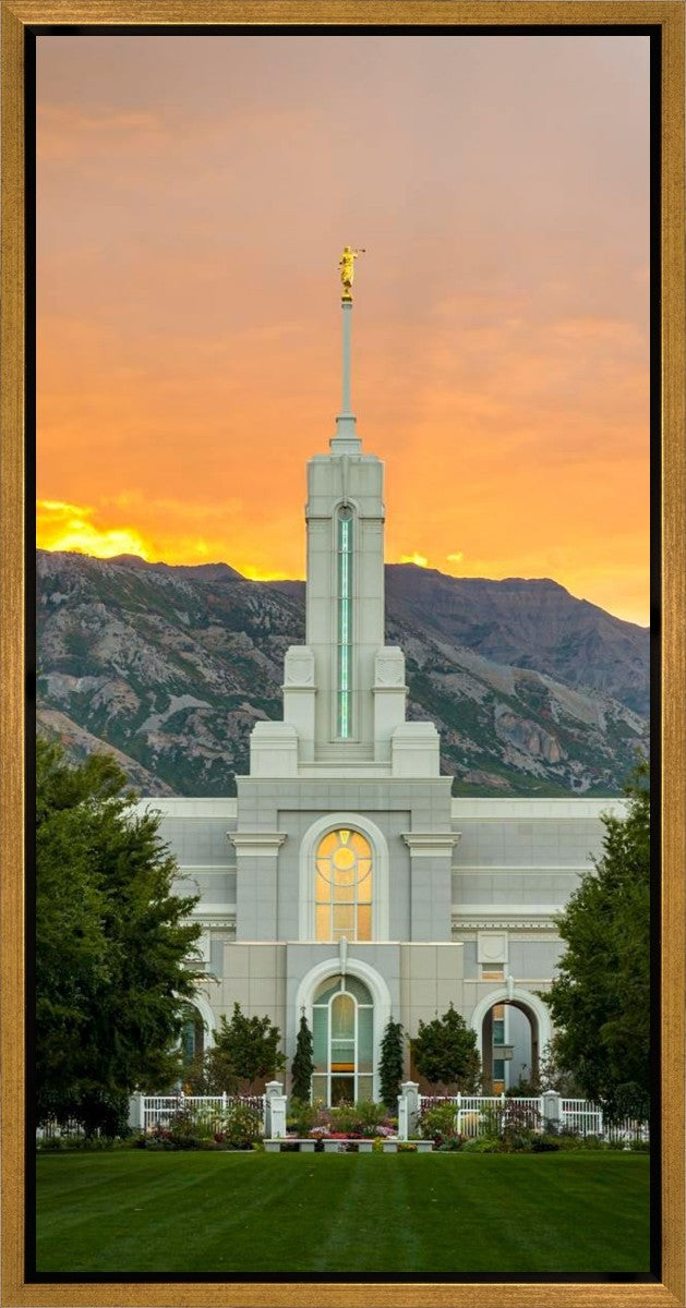 Mount Timpanogos Morning Glory (Full Vertical Version) Gallery Wrap