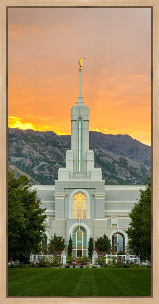 Mount Timpanogos Morning Glory (Full Vertical Version) Gallery Wrap