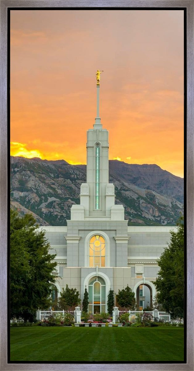 Mount Timpanogos Morning Glory (Full Vertical Version) Gallery Wrap