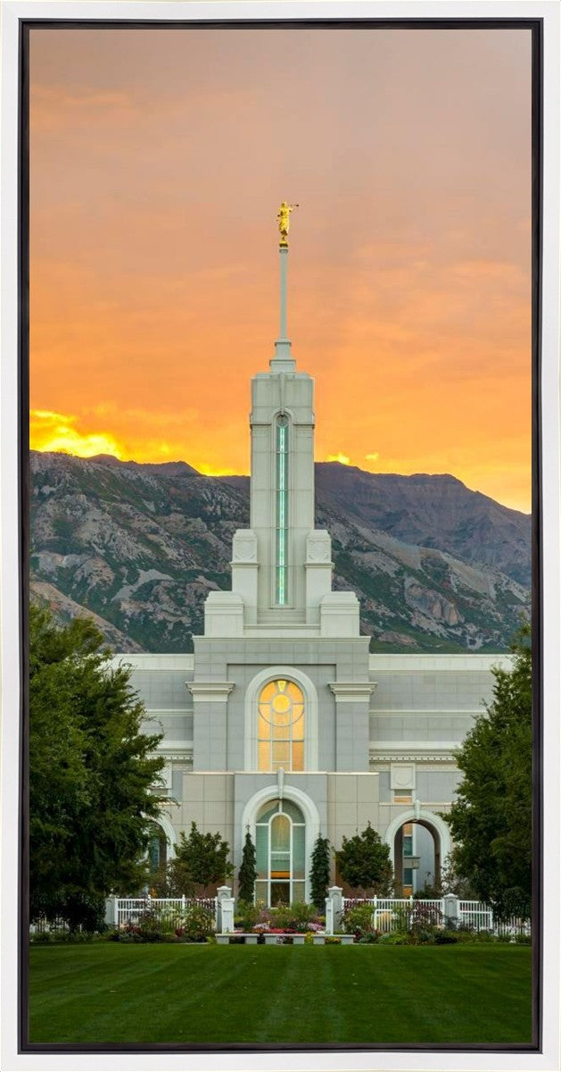 Mount Timpanogos Morning Glory (Full Vertical Version) Gallery Wrap