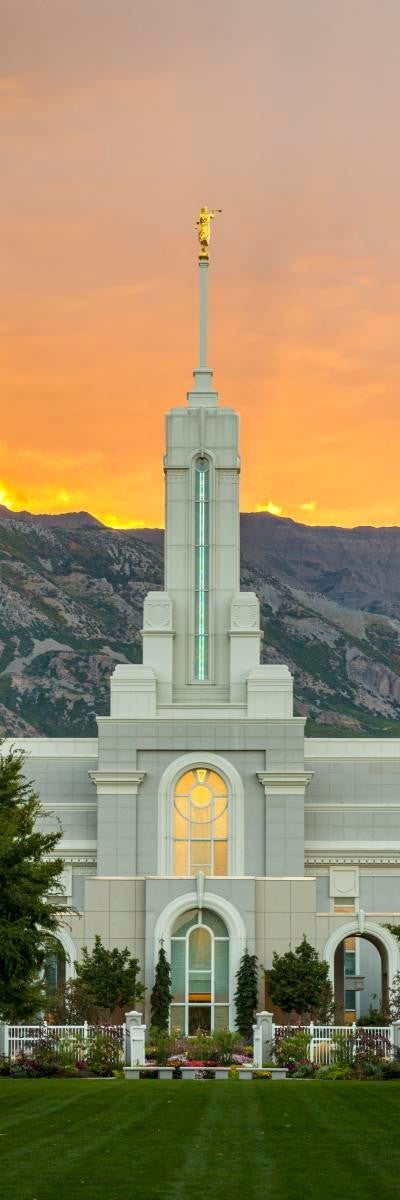 Mount Timpanogos Morning Glory (Full Vertical Version) Gallery Wrap