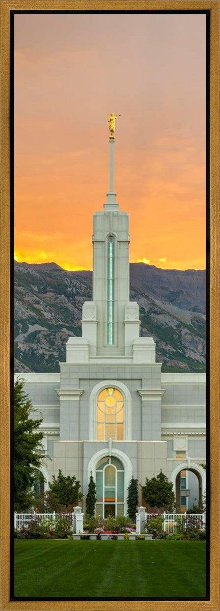 Mount Timpanogos Morning Glory (Full Vertical Version) Gallery Wrap
