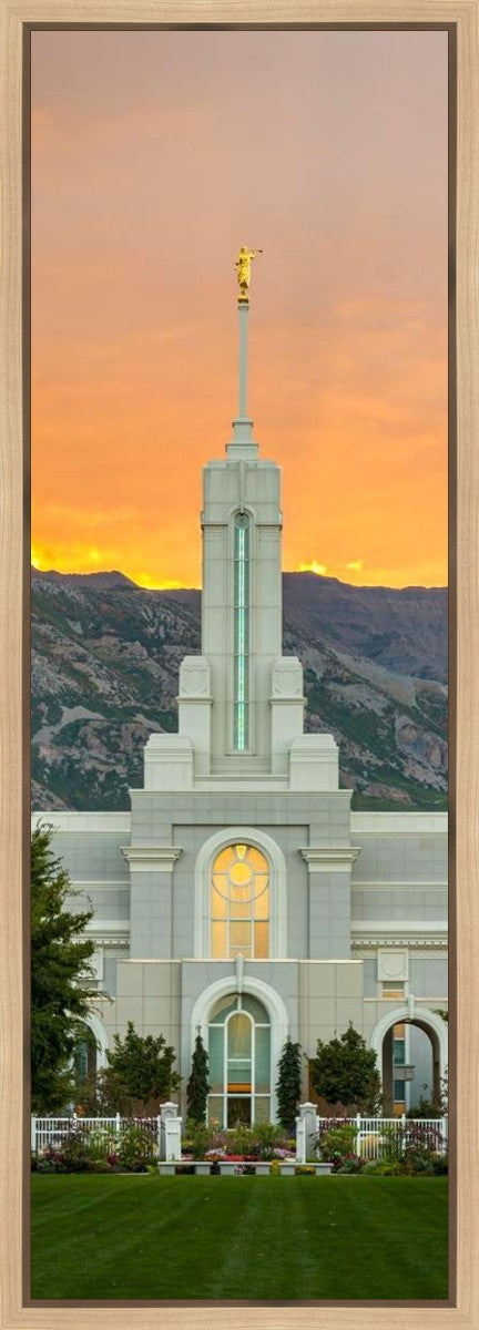 Mount Timpanogos Morning Glory (Full Vertical Version) Gallery Wrap