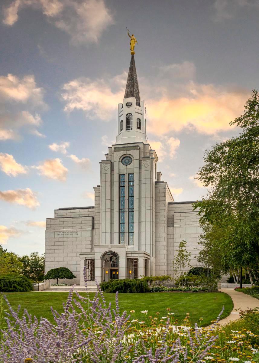 Boston Temple Summer Evening
