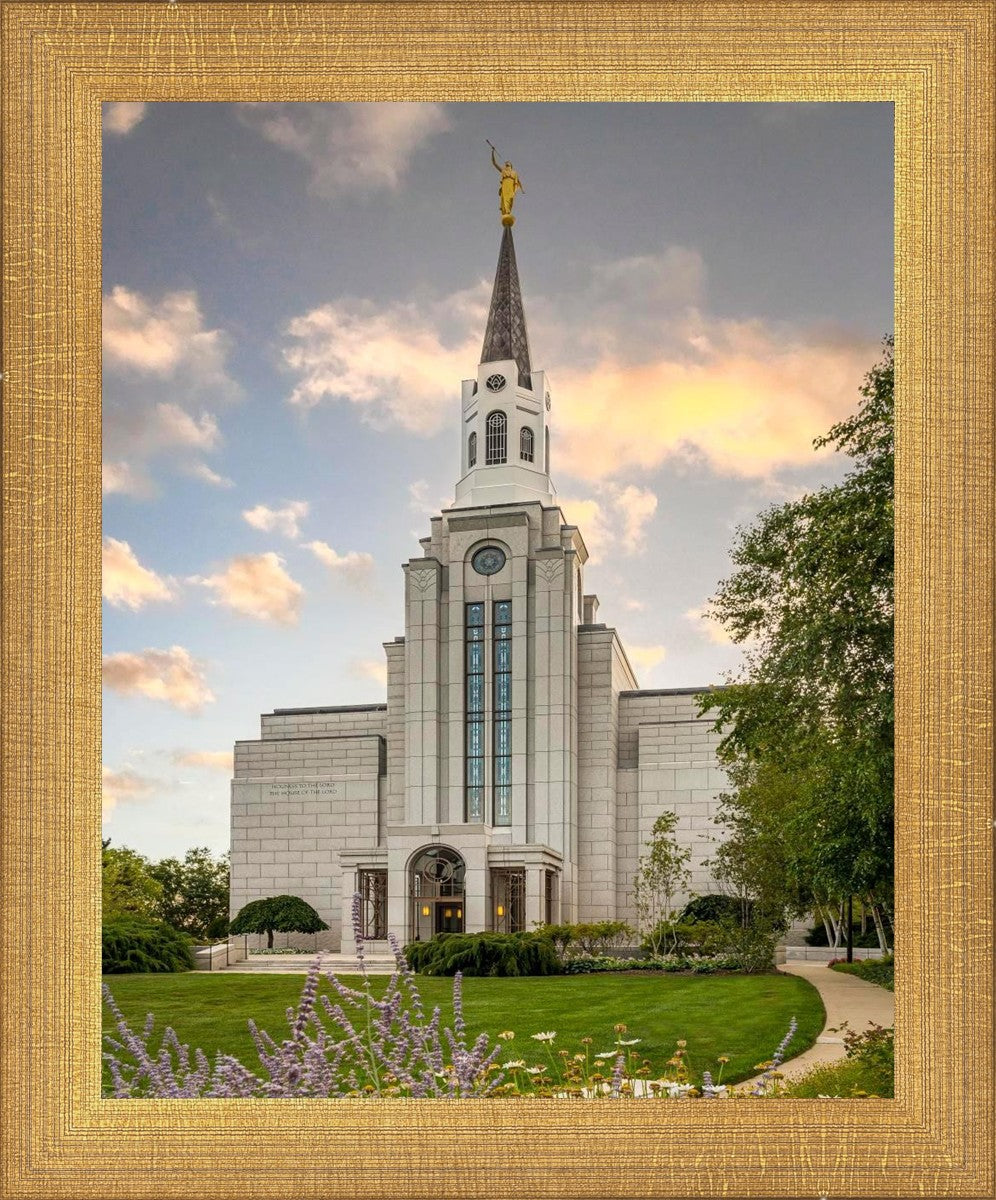 Boston Temple Summer Evening