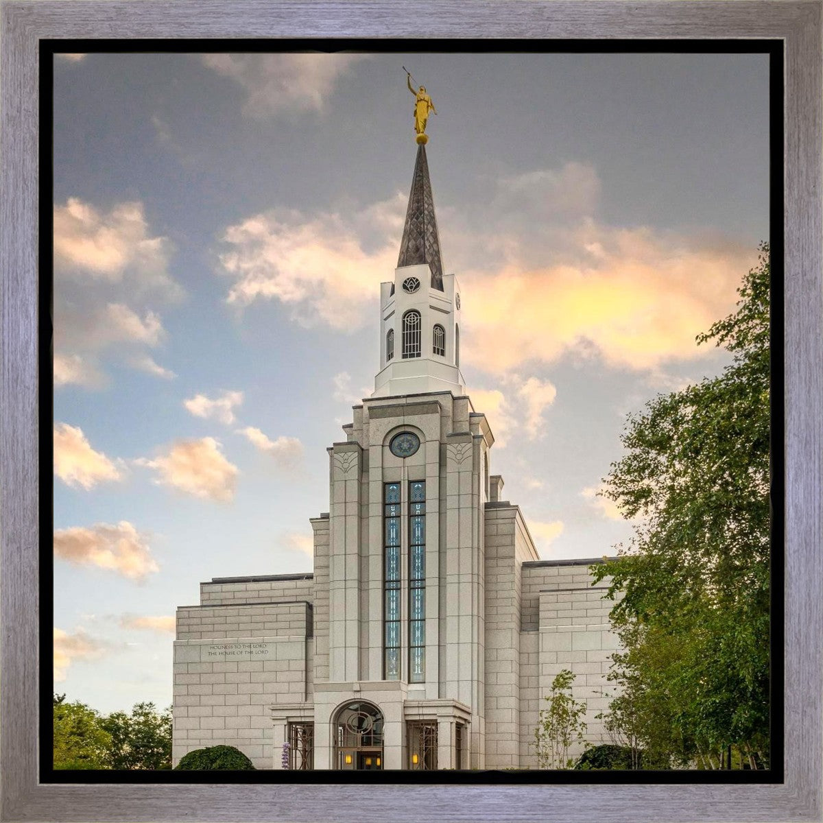 Boston Temple Summer Evening Gallery Wrap