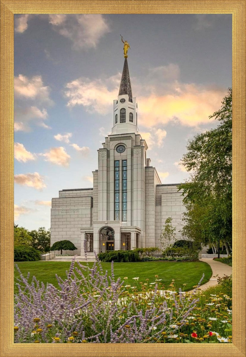 Boston Temple Summer Evening