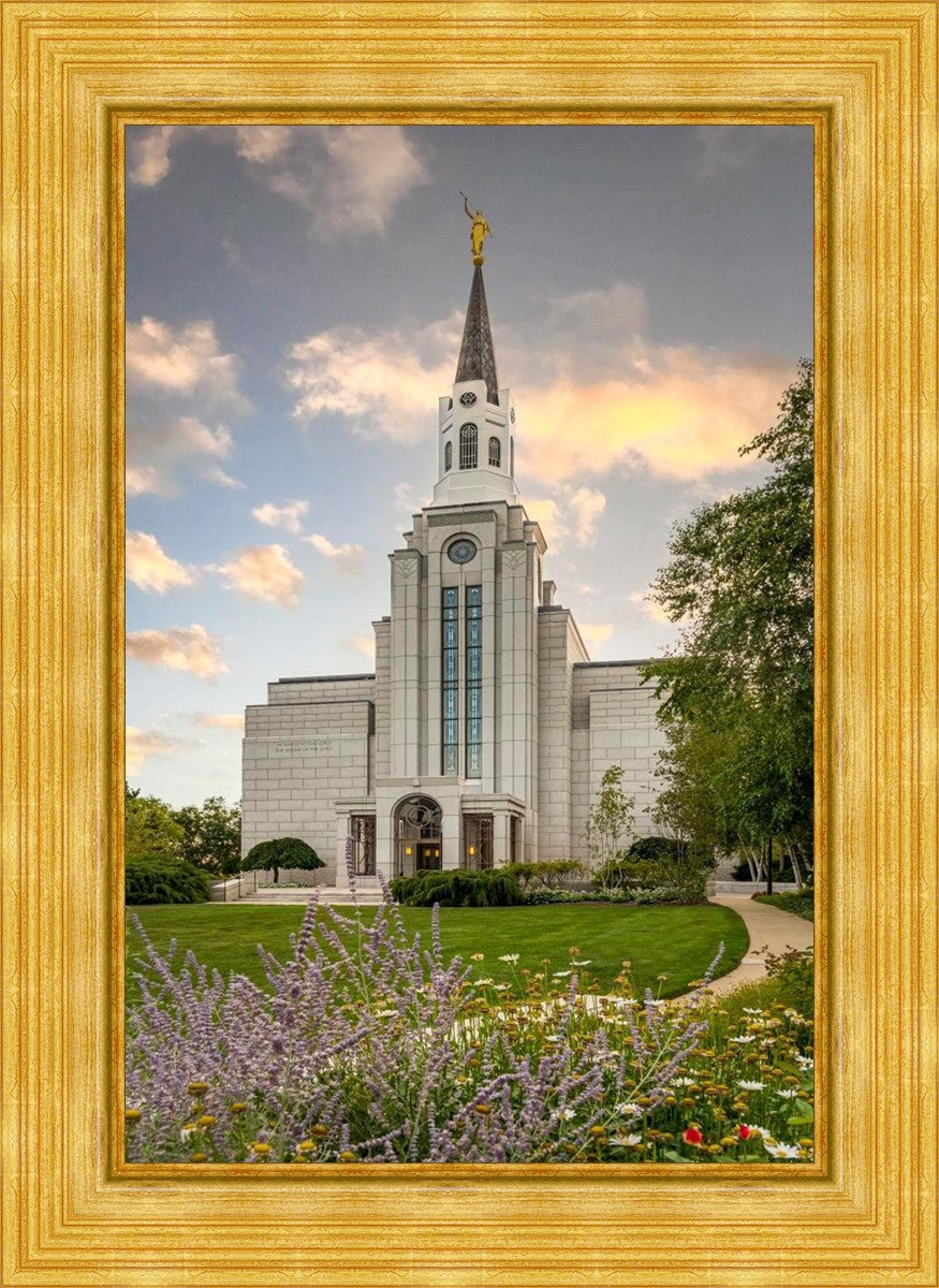 Boston Temple Summer Evening