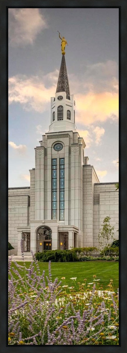 Boston Temple Summer Evening Gallery Wrap