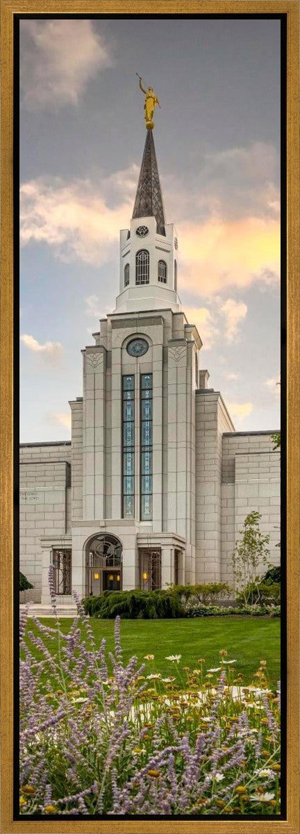 Boston Temple Summer Evening Gallery Wrap