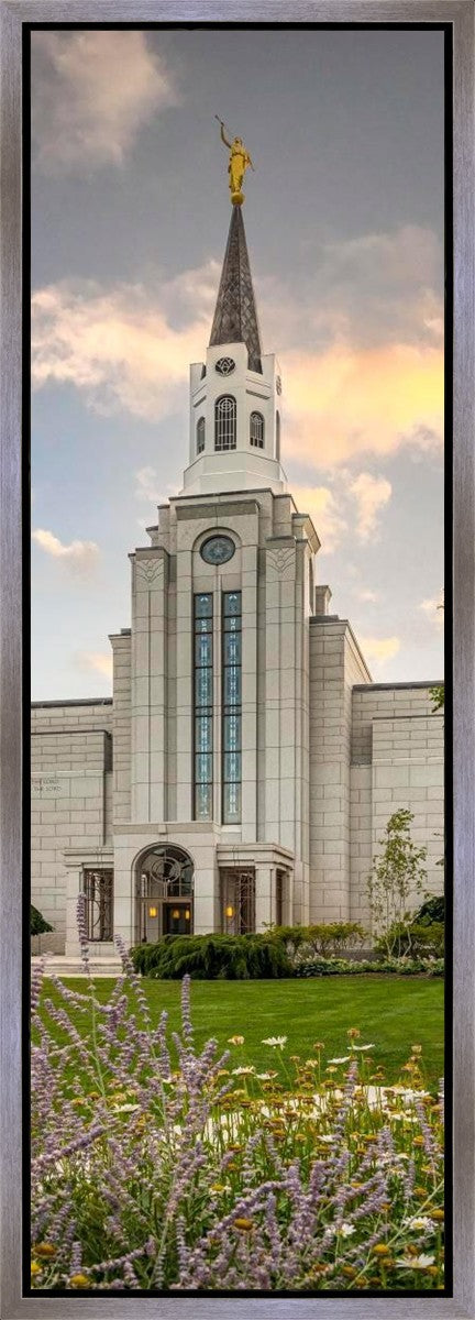 Boston Temple Summer Evening Gallery Wrap