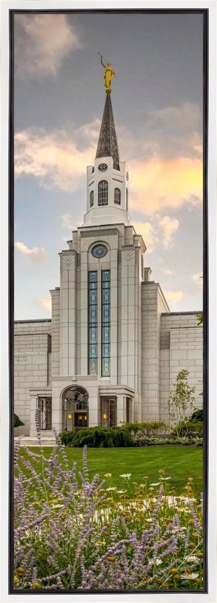 Boston Temple Summer Evening Gallery Wrap