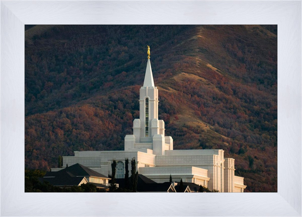 Bountiful Temple Autumn Sunset