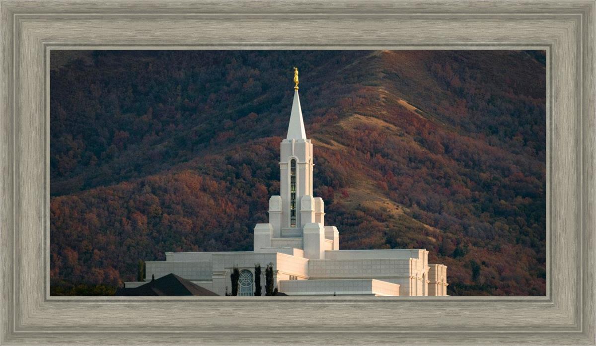 Bountiful Temple Autumn Sunset