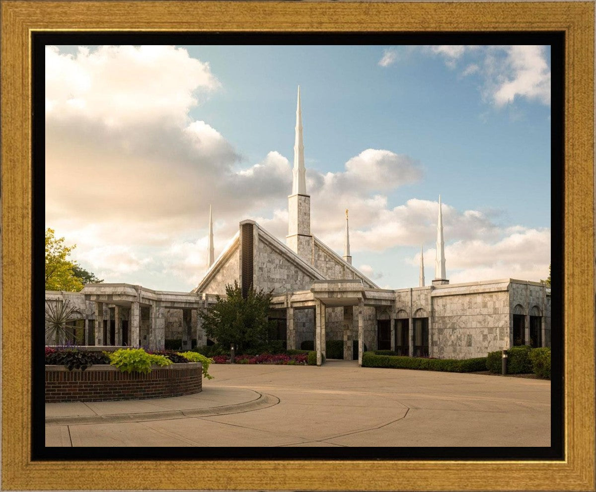 Chicago Temple Golden Foundations Gallery Wrap