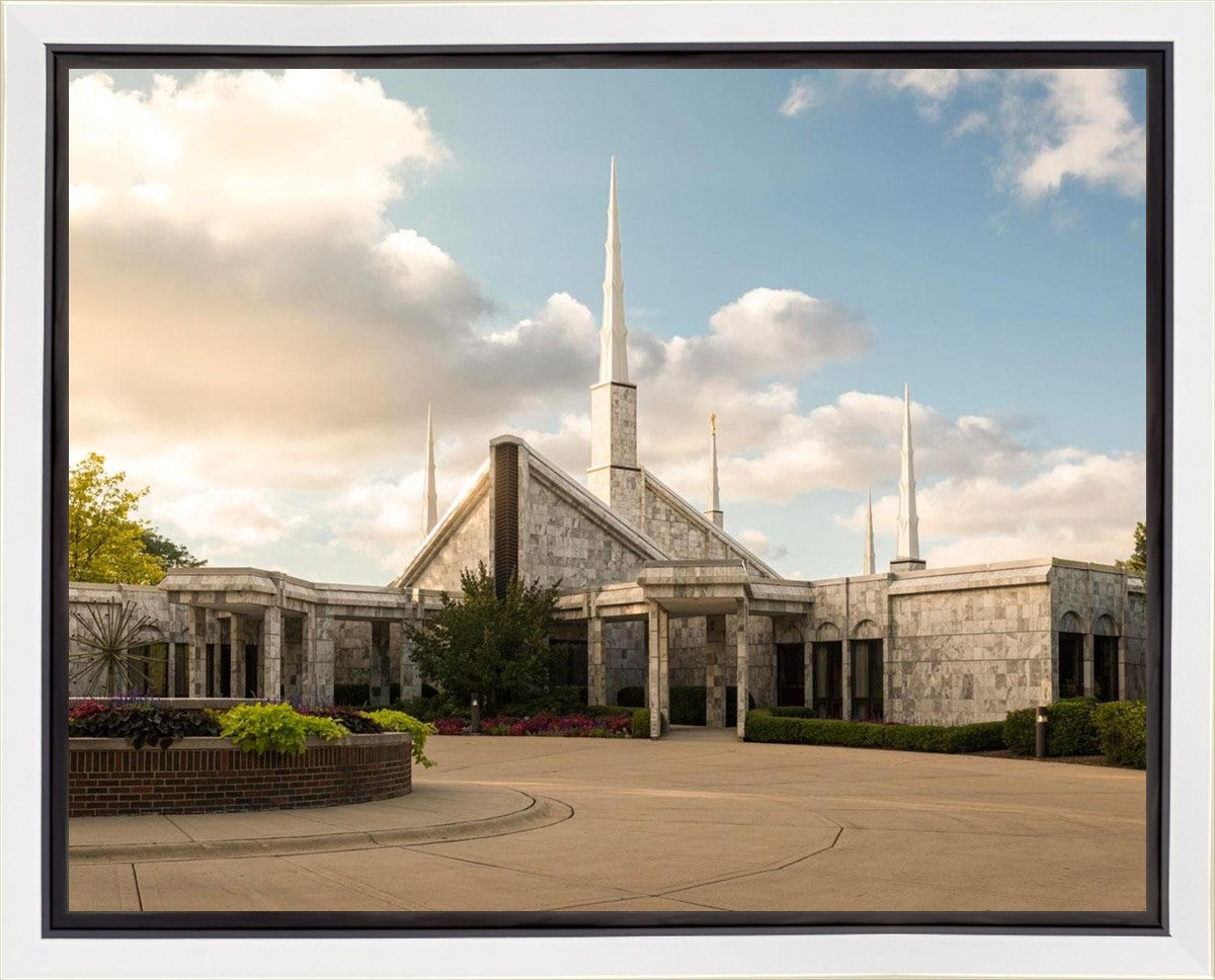 Chicago Temple Golden Foundations Gallery Wrap