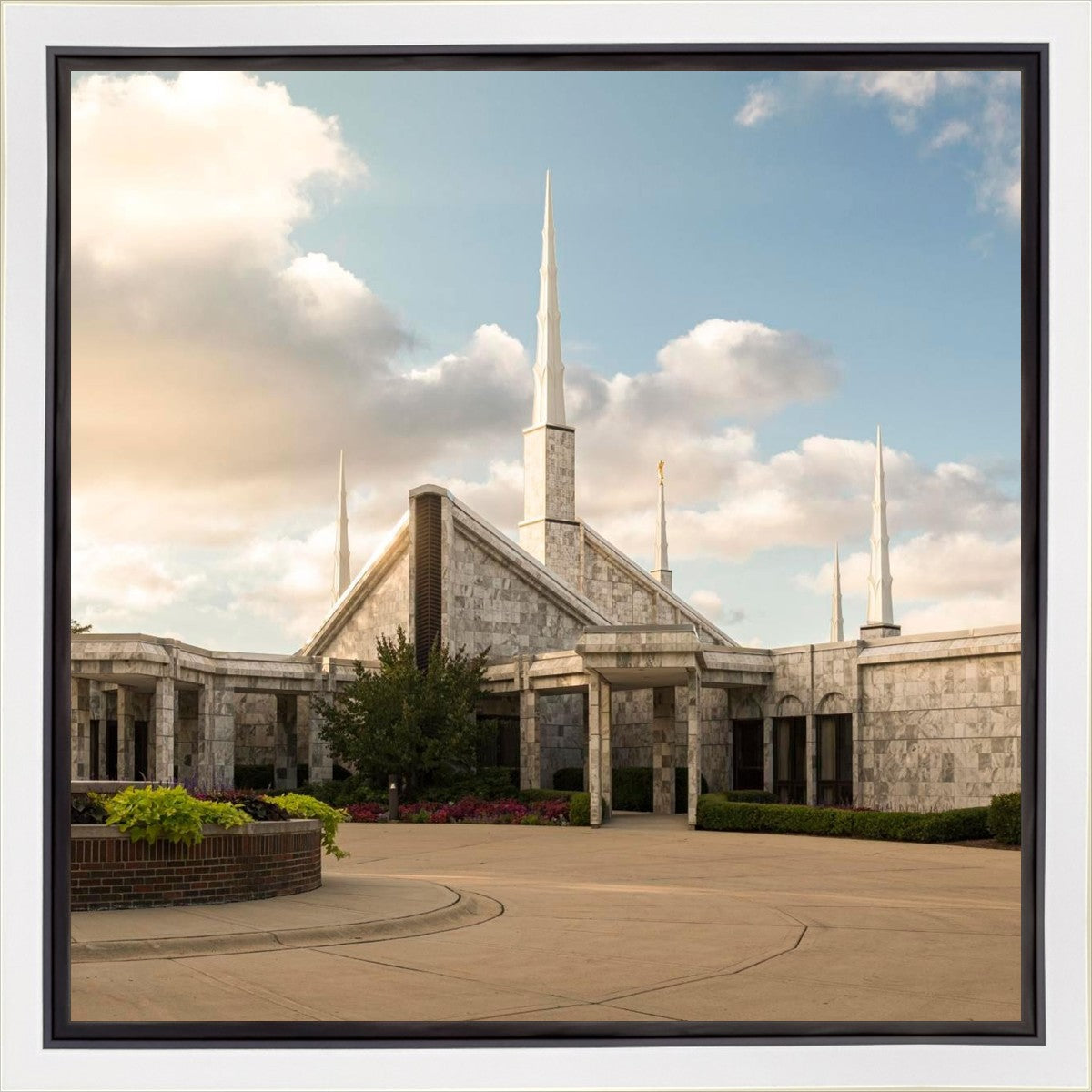 Chicago Temple Golden Foundations Gallery Wrap