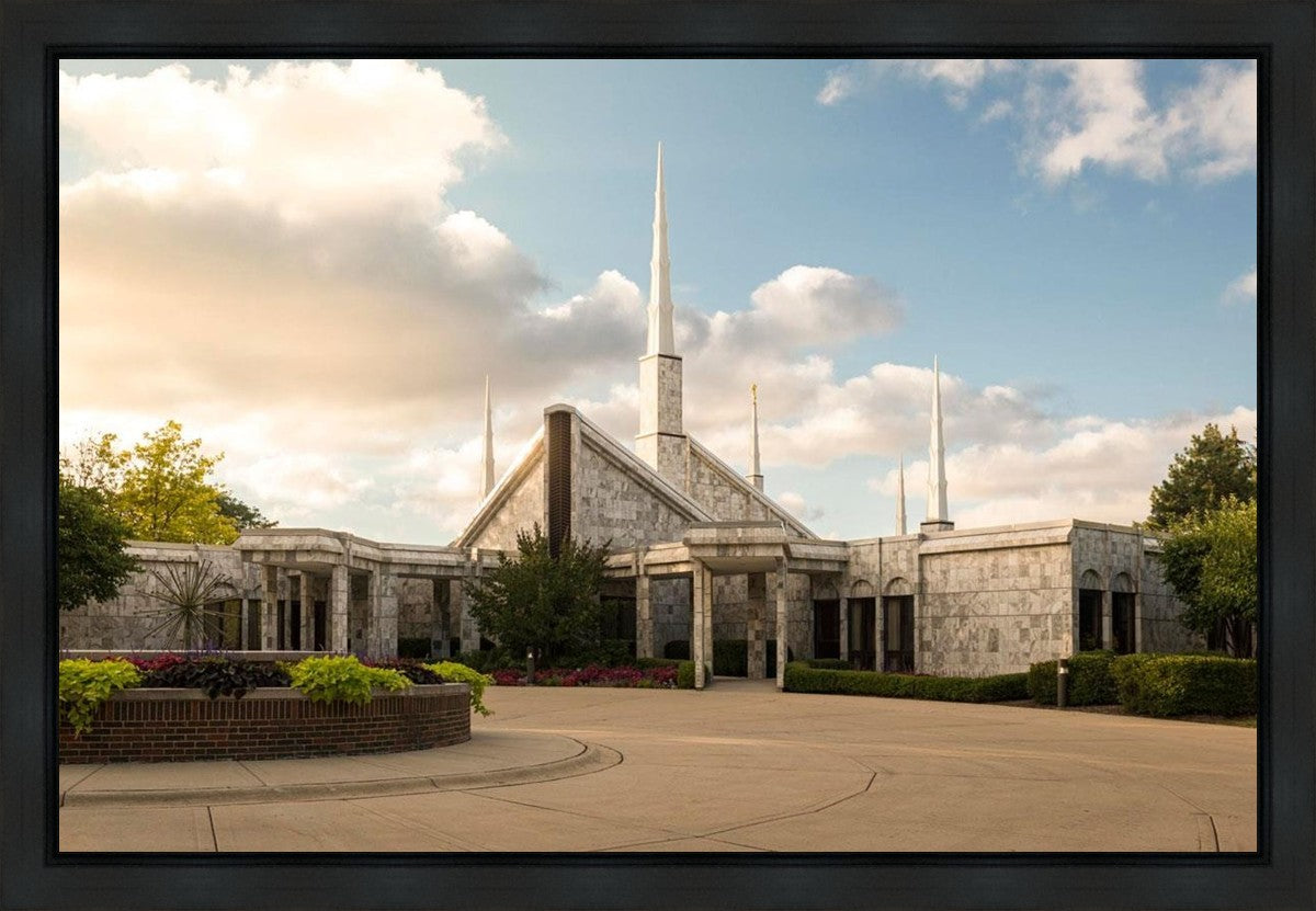 Chicago Temple Golden Foundations Gallery Wrap