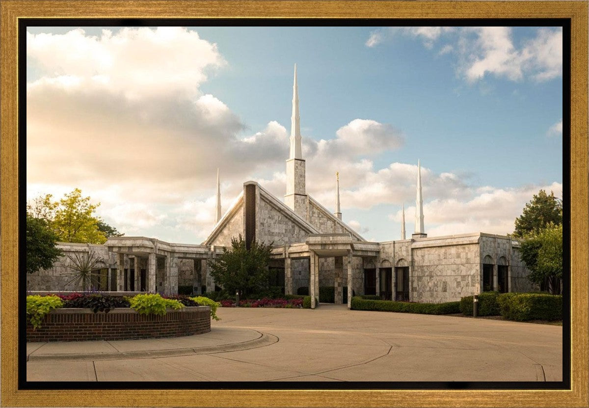 Chicago Temple Golden Foundations Gallery Wrap
