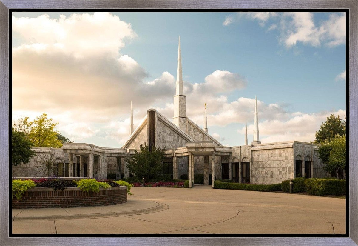 Chicago Temple Golden Foundations Gallery Wrap