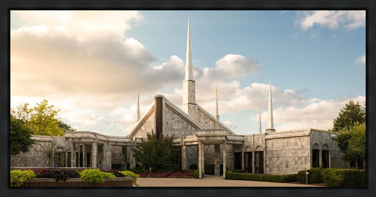 Chicago Temple Golden Foundations Gallery Wrap