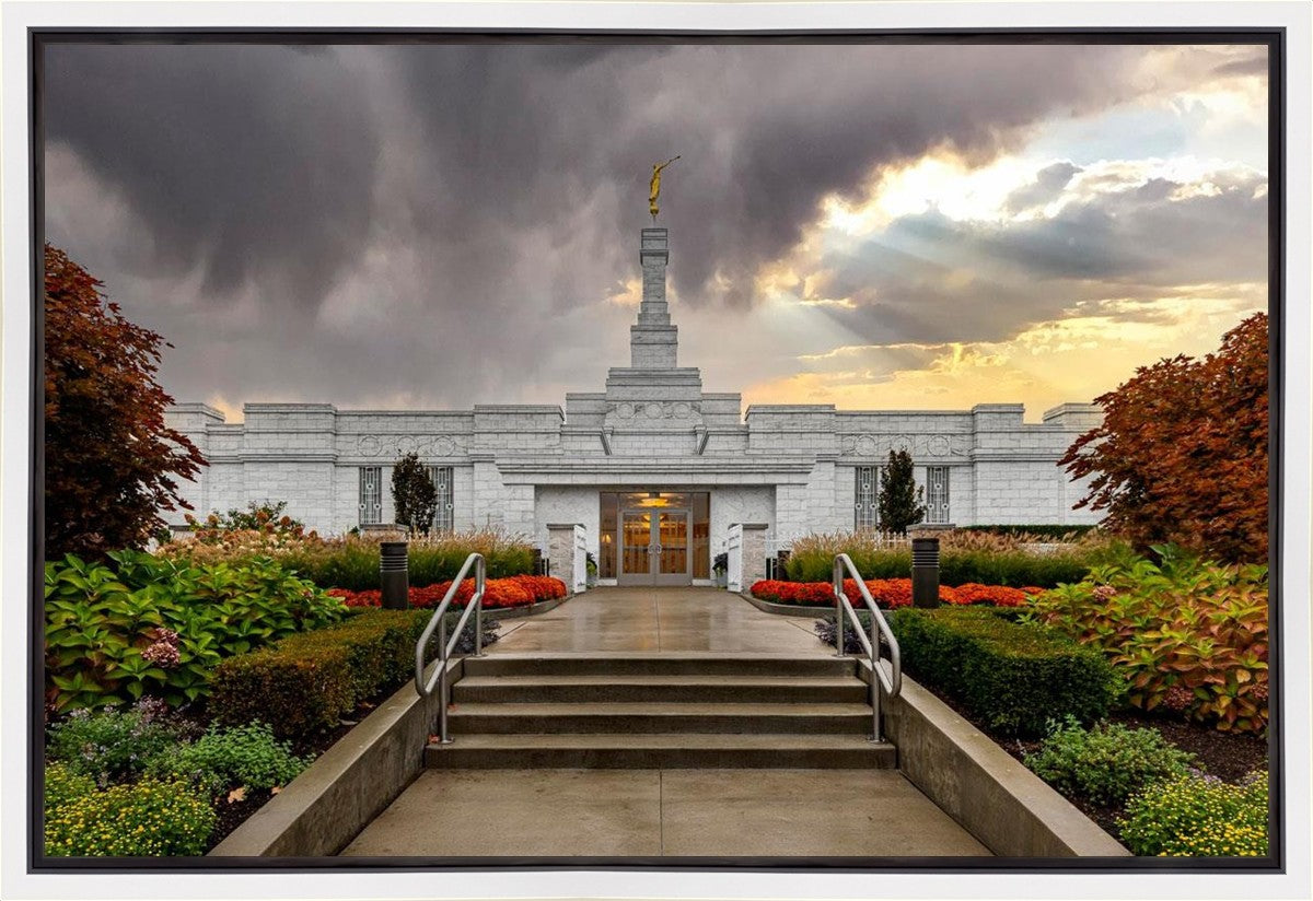Detroit Temple Radiant Beams Gallery Wrap