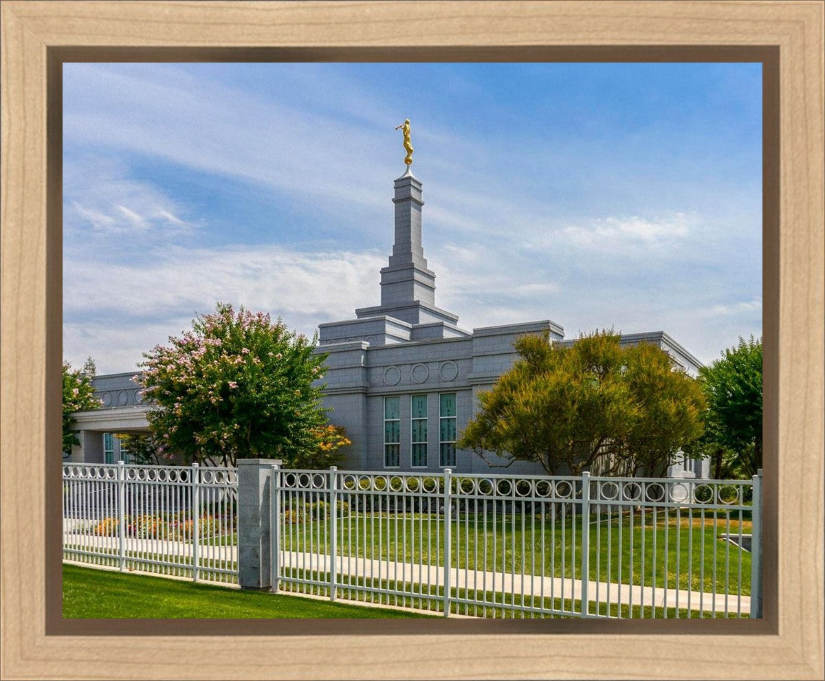 Fresno Temple Summer Afternoon Gallery Wrap