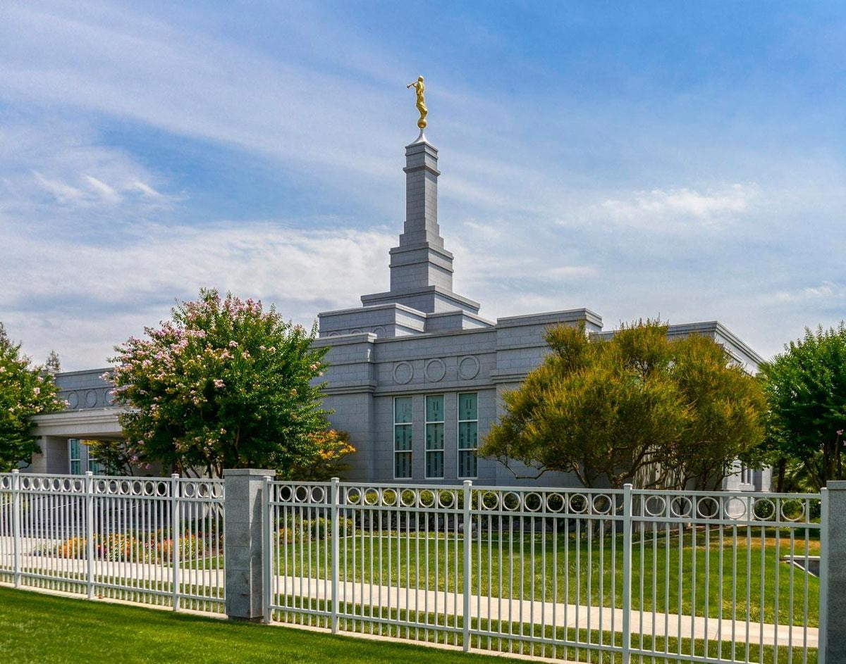 Fresno Temple Summer Afternoon Gallery Wrap