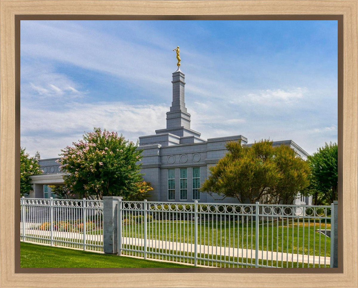 Fresno Temple Summer Afternoon Gallery Wrap