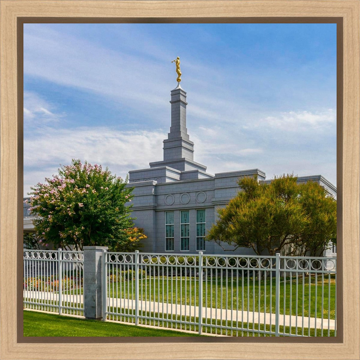 Fresno Temple Summer Afternoon Gallery Wrap