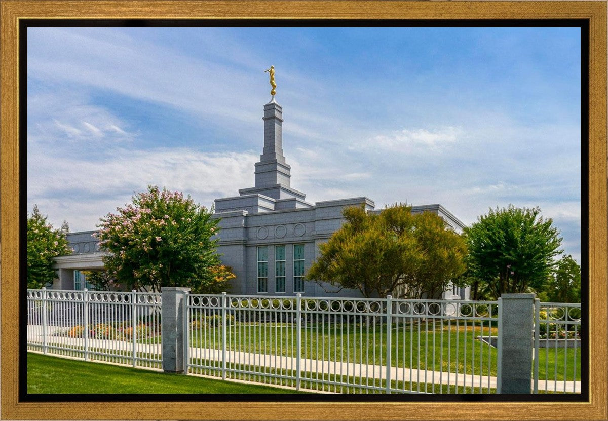 Fresno Temple Summer Afternoon Gallery Wrap