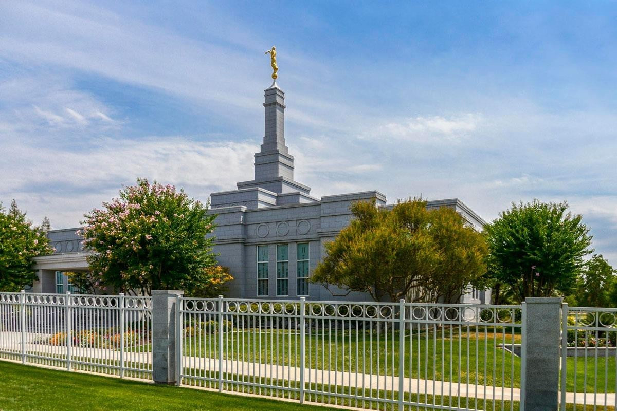 Fresno Temple Summer Afternoon Gallery Wrap