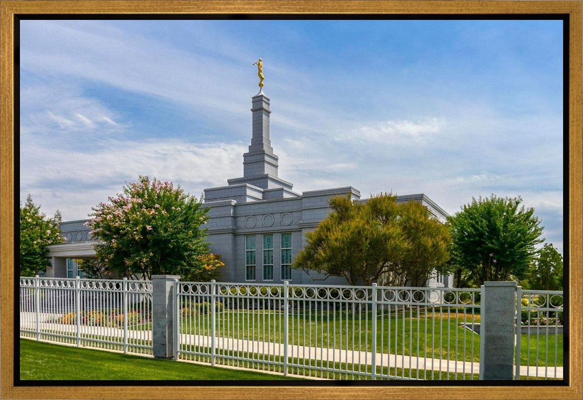 Fresno Temple Summer Afternoon Gallery Wrap