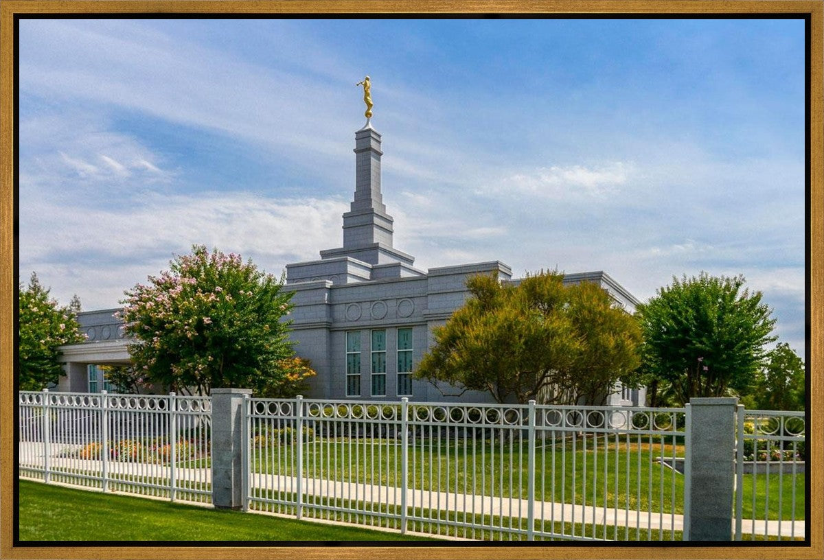 Fresno Temple Summer Afternoon Gallery Wrap