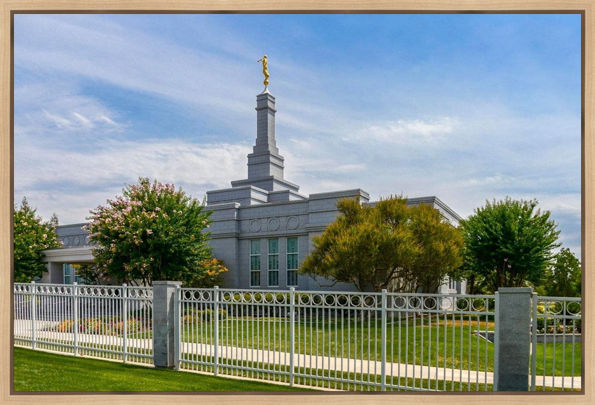Fresno Temple Summer Afternoon Gallery Wrap